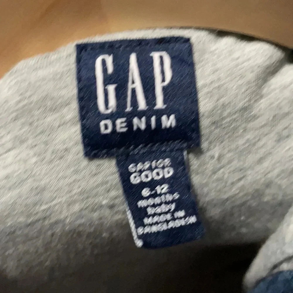 GAP Kids Quilted Denim Shaket Jacket 6-12 months